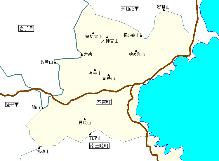 本吉町の概念図